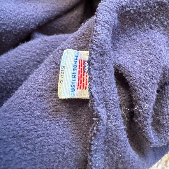 California Fleece by American Apparel Navy Blue Graphic Hoodie - Picture 6 of 6